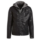 Alta Men’s Motorcycle Jacket with Quilted Lining & Hoodie product image