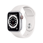 Apple® Watch Series 6, 4G LTE + GPS, 40mm – Silver Aluminum Case product image
