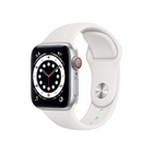 Apple® Watch Series 6, 40mm, 4G LTE + GPS – Silver Aluminum Case product image