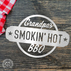 Personalized Smokin' Hot BBQ Sign product image