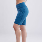 Crisscross High-Waisted Workout Shorts with Pockets product image