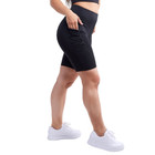 Crisscross High-Waisted Workout Shorts with Pockets product image