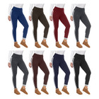 Women's Solid & Striped Winter-Warm Fur-Lined Thermal Leggings (3-Pack) product image