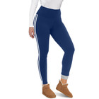 Women's Solid & Striped Winter-Warm Fur-Lined Thermal Leggings (3-Pack) product image