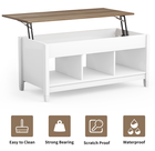 Lift-Top Hidden Compartment Coffee Table product image