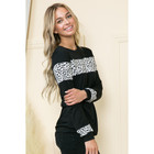 Women's Color Block Long Sleeve Top product image