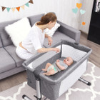 Baby Joy® Travel Bedside Bassinet with Carrying Bag product image