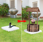 Wooden Wishing Well Bucket Planter for Outdoors product image