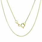 14k Yellow Gold Box Chain Necklace product image