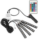 36-LED Multicolor 12V Car Atmosphere Light Strips with Remote product image
