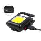 Rechargeable 500-Lumen Mini COB Keychain Flashing with Built-in Bottle Opener product image