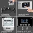 48-Pound/24-Hour Stainless Steel Countertop Ice Maker product image