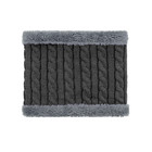 Unisex Winter Fur-Lined Windproof Cable Knit Neck Warmer (2- or 3-Pack) product image