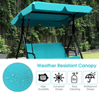 Blue Loveseat Patio Canopy Swing Glider product image