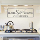 Personalized Home Sweet Home Metal Sign product image