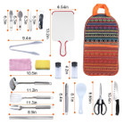 LakeForest® 19-Piece Camping Cooking Utensil Kit product image