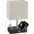 iMounTEK® Dimmable Desk Table Lamp with USB Ports and 2 AC Outlets product image