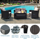 8-Piece Outdoor Patio Rattan Furniture Set product image