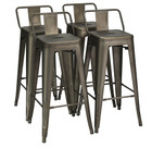 30-Inch Metal Bar-Height Barstools (Set of 4) product image