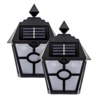 LED Solar Retro Wall Sconce Light Lamp (2-Pack) product image
