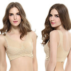 Women's Comfortable Floral Lace-Paneled Bralette (3-Pack) product image