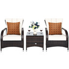 3-Piece Outdoor Patio Rattan Bistro Set product image