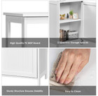 White Bathroom Storage Organizer Cabinet product image