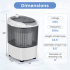 Portable 5.5-Pound Mini Electric Washing Machine product image