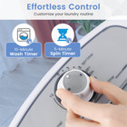 Portable 5.5-Pound Mini Electric Washing Machine product image