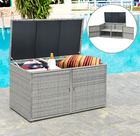 Rattan 88-Gallon Garden Patio Storage Box product image