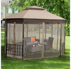 Octagonal 10' x 12' Netted Patio Gazebo Canopy product image