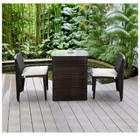 Rattan 3-Piece Nesting Cushioned Outdoor Patio Set product image