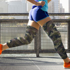  Leg Compression Sleeve with Padded Knee Support (1-Pair) product image
