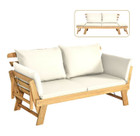 Convertible Wood Outdoor Sofa/Daybed  product image