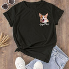 Women's 'Dog Mom' by Breed T-Shirt product image