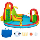 Inflatable Kids' Water Slide Park with Climbing Wall product image