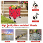 Folding Shopping and Utility Cart, Water-Resistant Heavy-Duty Canvas with Cover product image