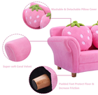 Kids' Pink Strawberry Cushion Sofa product image