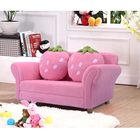 Kids' Pink Strawberry Cushion Sofa product image