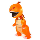 8-Foot Inflatable Halloween LED-Lit Pumpkin Head Dinosaur product image