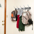 iMounTEK® 15-Hook Stainless Steel Wall-Mounted Hanger Rack product image