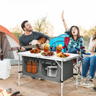Height Adjustable Folding Camping Table product image