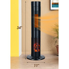 3D Flame 1500-Watt Ceramic Tower Space Heater product image