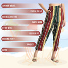 Women's Striped Open Wide-Leg Boho Palazzo Pants (3-Pack) product image