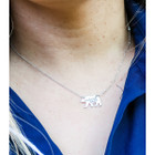 Stamped 'Mama Bear' Matte Necklace product image