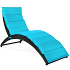 Folding Rattan Lounge Chair (1 or Set of 2) product image