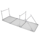 Aluminum Alloy Height-Adjustable Folding Table product image