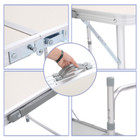Aluminum Alloy Height-Adjustable Folding Table product image