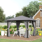 Outsunny® 10' x 10' Outdoor Patio Gazebo Canopy with Aluminum Frame product image