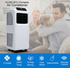 Portable 8,000 BTU Air Conditioner & Dehumidifier product image